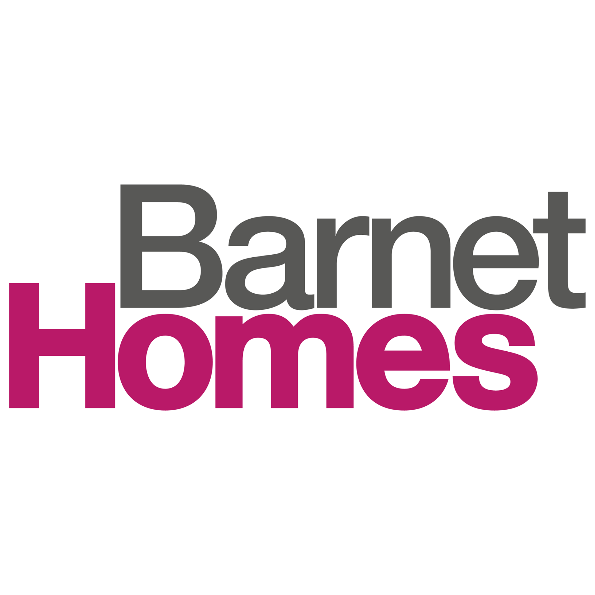 Text in the image reads "Barnet Homes" with a large house icon above the text.