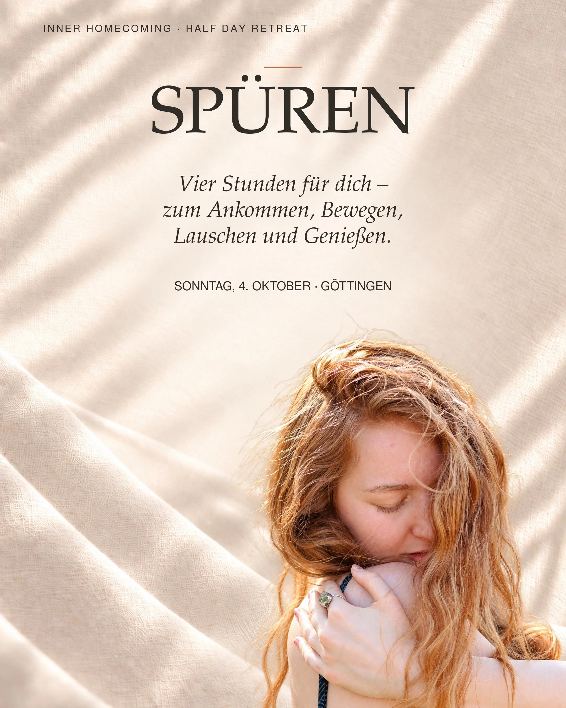 Ich wollte einen Ort schaffen, nach dem ich mich selbst gesehnt habe.

Eine Zeit lang hatte ich sonntags ein Date mit mir: vier Stunden in der Sauna. Ich nahm mir einen feinen Tee und feine K&ouml;stlichkeiten zu essen mit. Vor allem nahm ich mir Zei