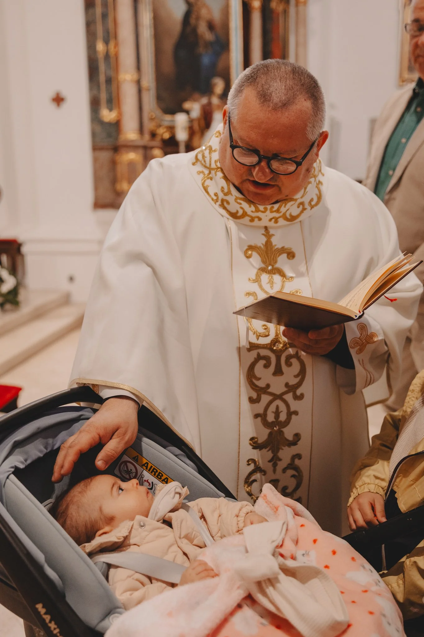 Baptism ceremony in Orahovica, Croatia