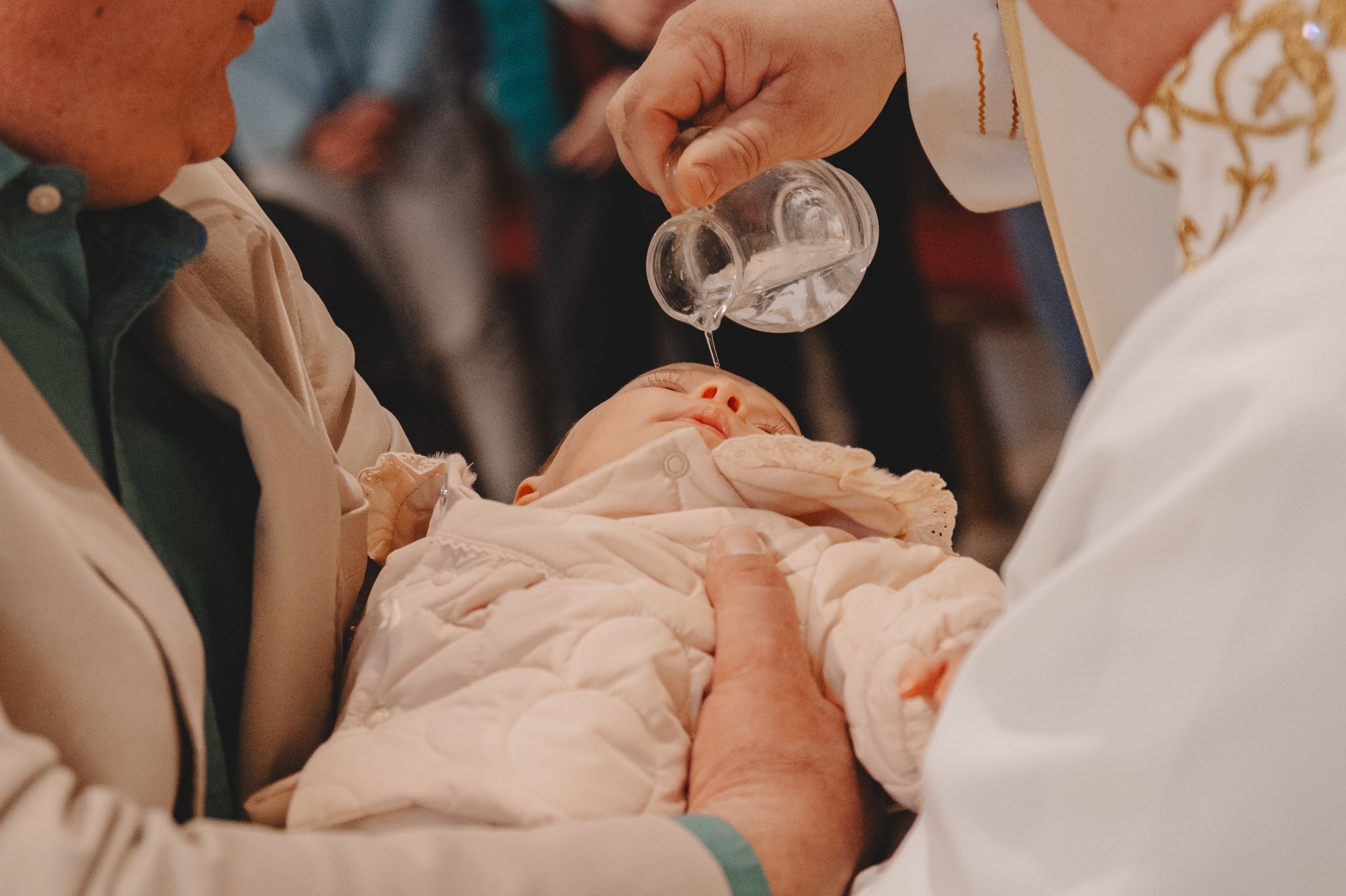 Baptism ceremony in Orahovica, Croatia