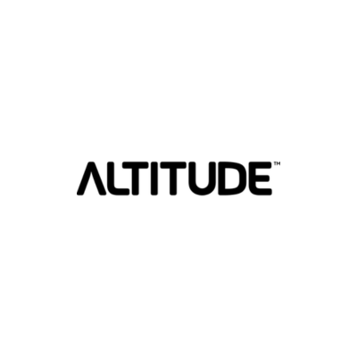 Black and white logo with the word 'ALTITUDE' in bold, uppercase letters.