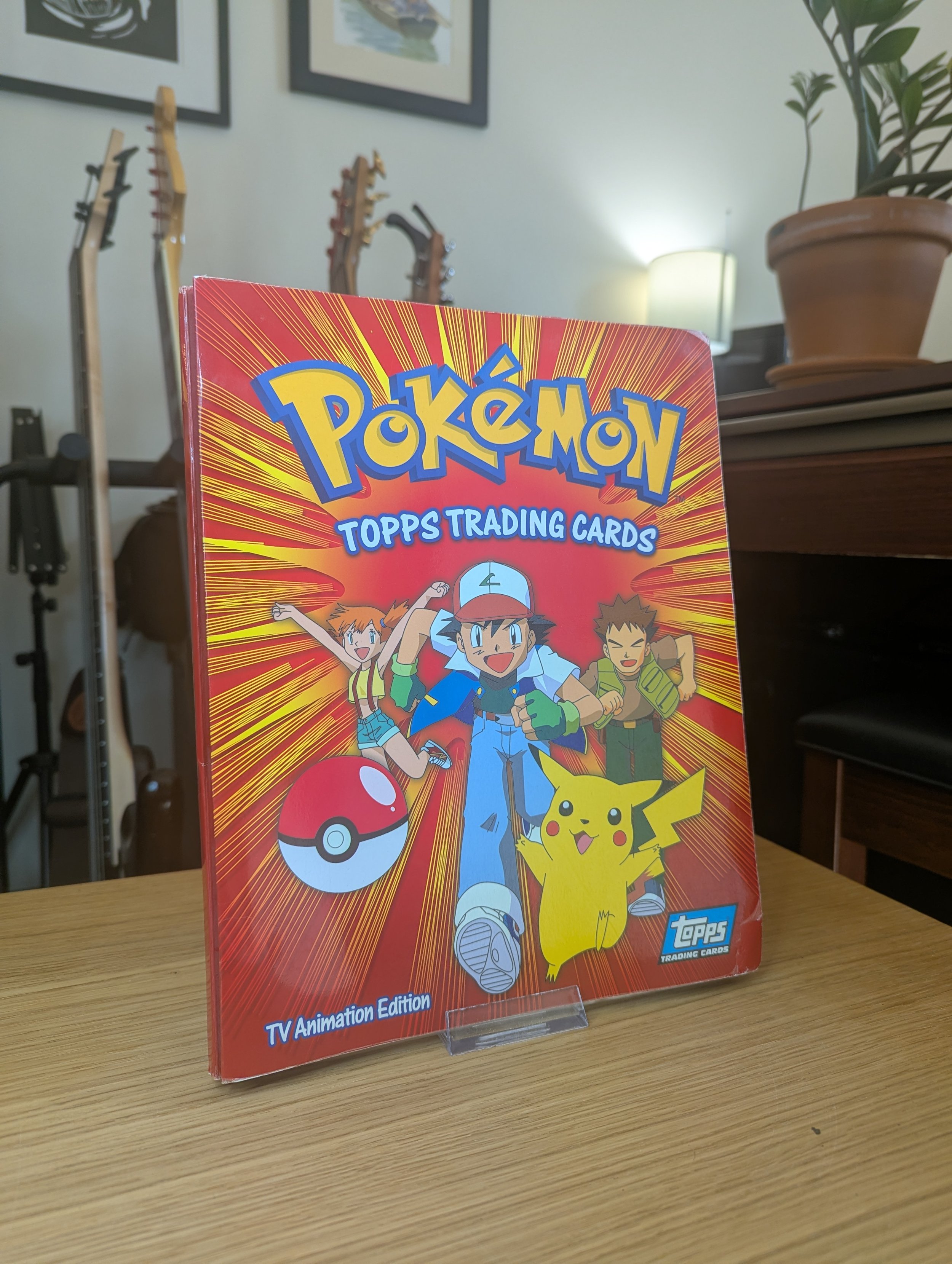 Pokemon Topps Card Binder, 1999