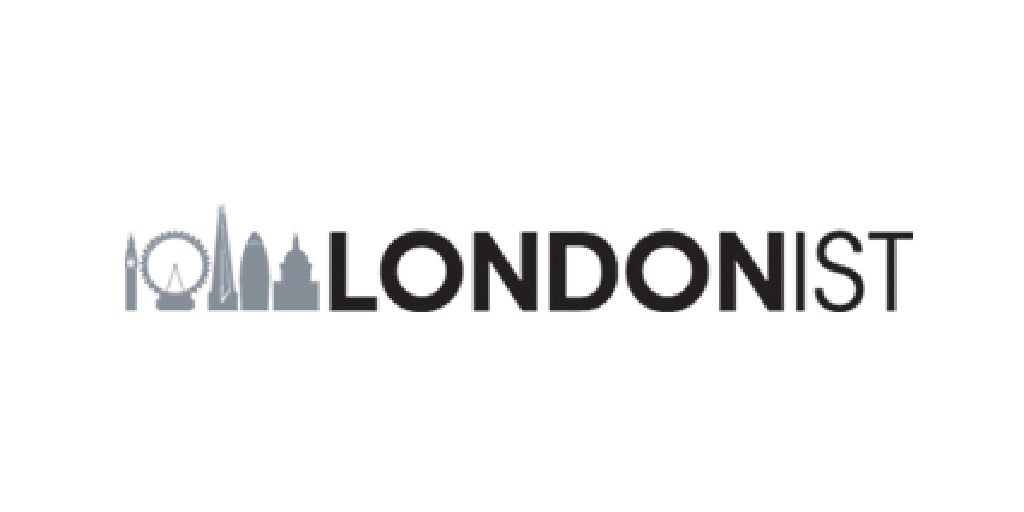 Logo featuring a gray silhouette of London's skyline with iconic landmarks and the text 'LONDONIST' in bold black letters.