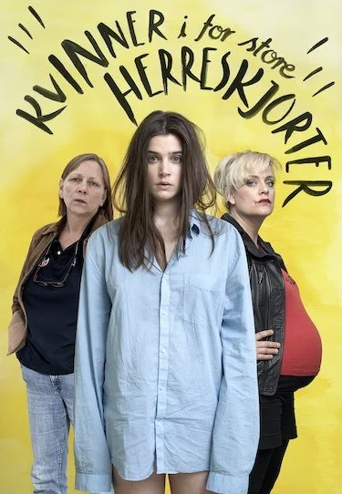 Woman in Oversized Men’s Shirts