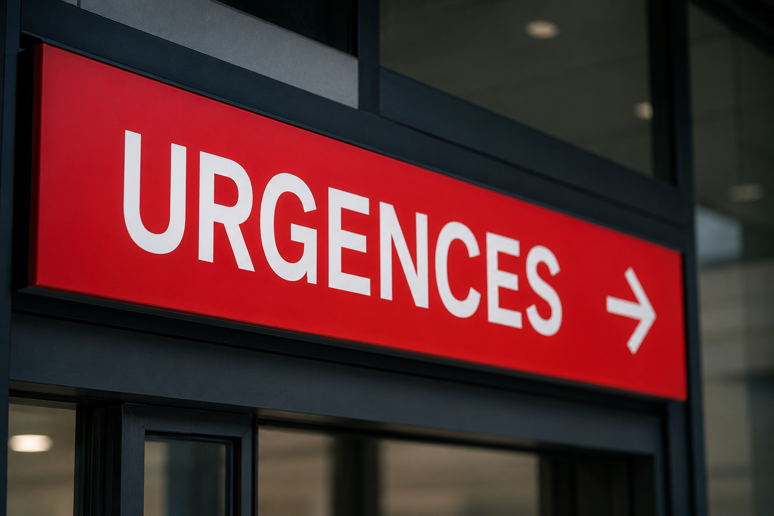 Image d'un panneau d'urgences