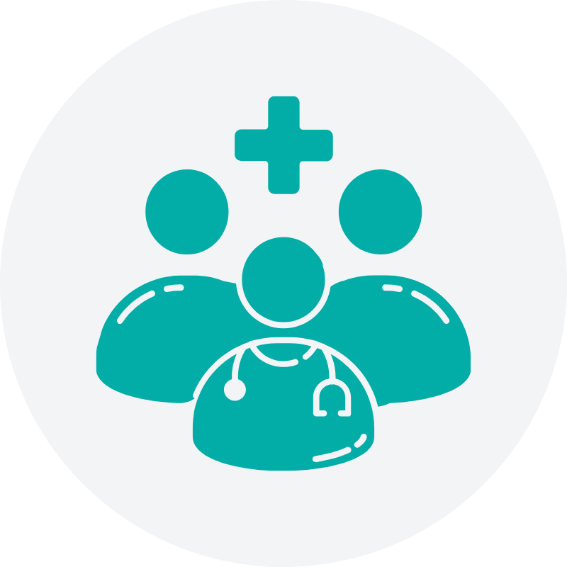 Icône équipe médicale