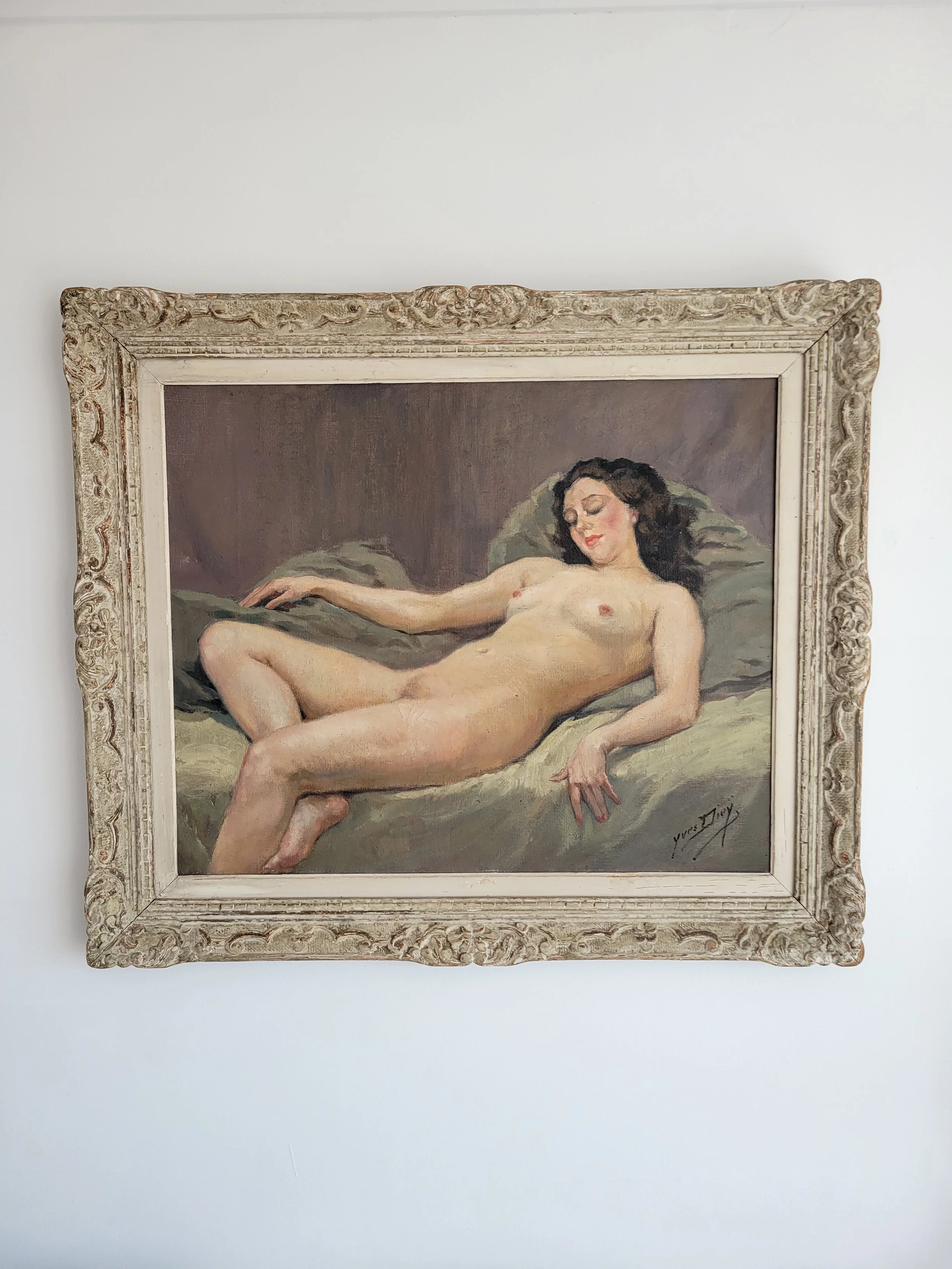 Portrait of Louise - Yves Diey (1920's 80x65cm)
