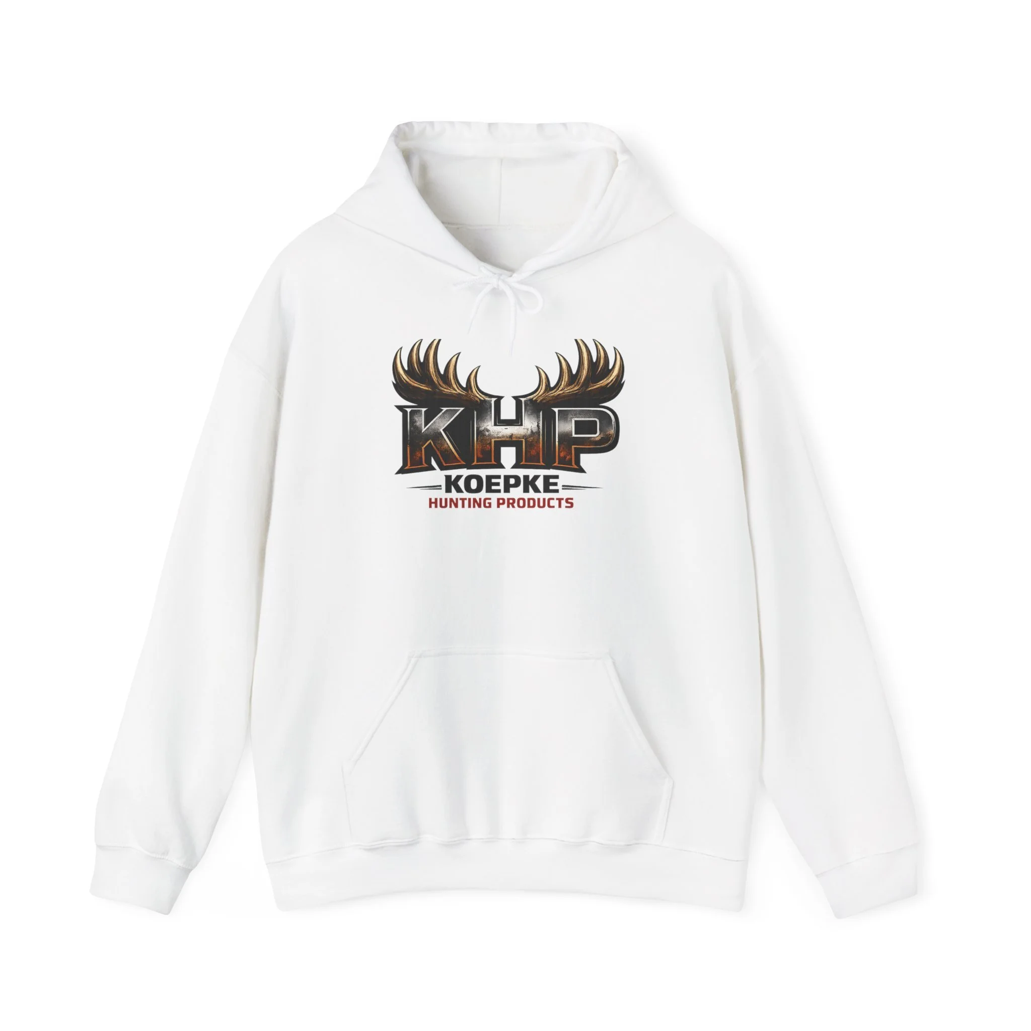 Koepke Hunting Products Hoodie — KHP Antler Logo Outdoor Sweatshirt