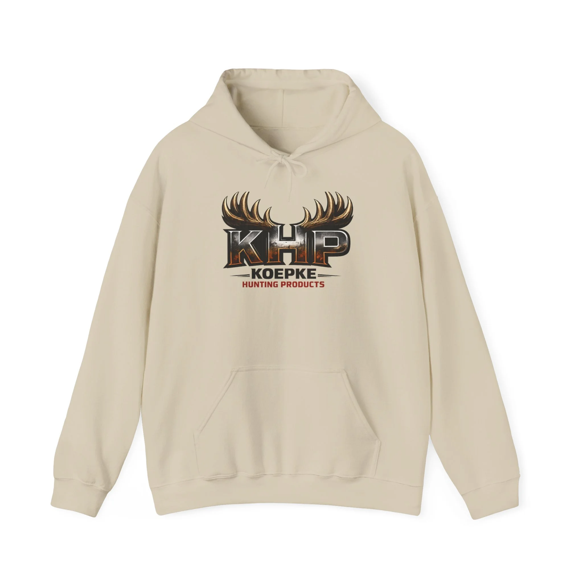 Koepke Hunting Products Hoodie — KHP Antler Logo Outdoor Sweatshirt