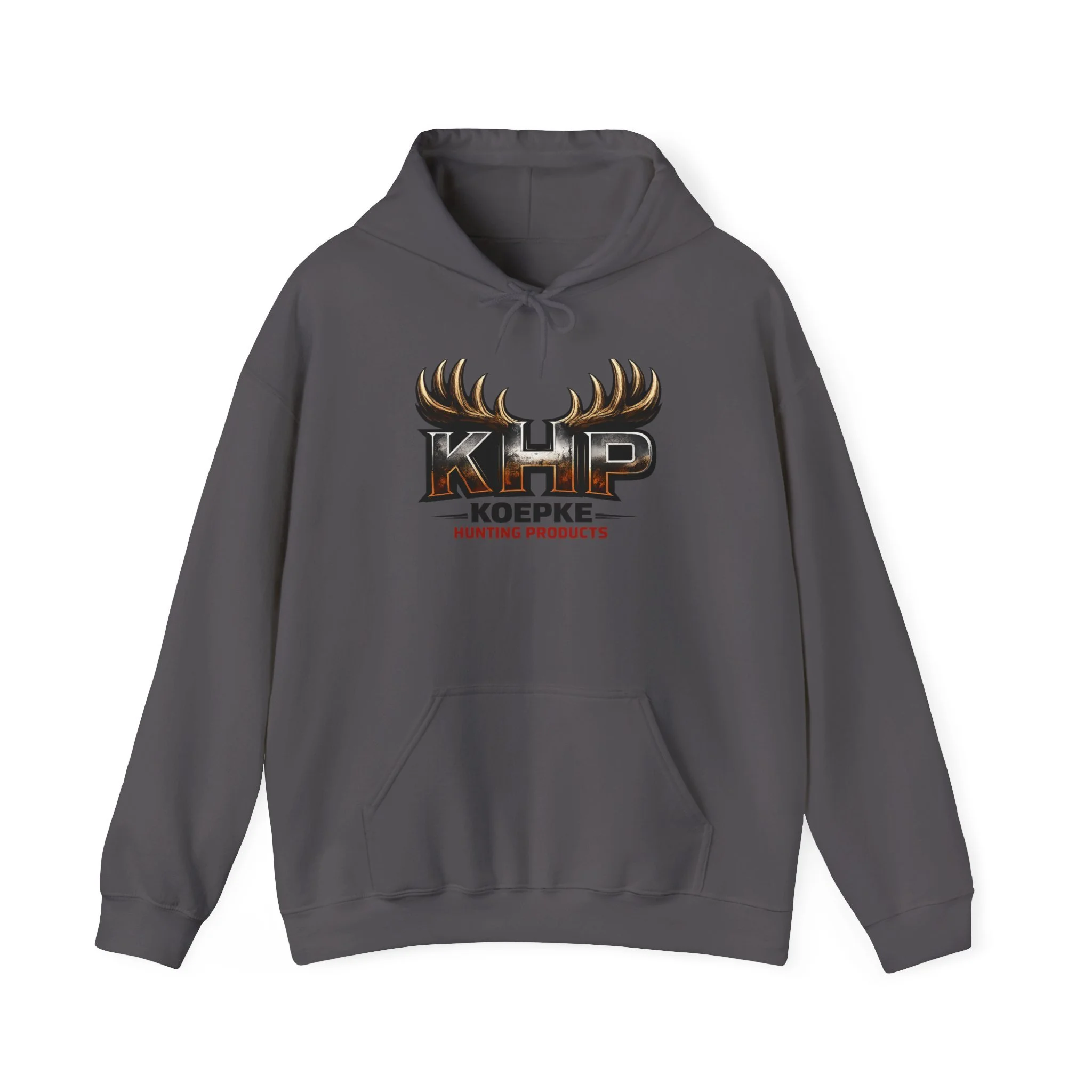 Koepke Hunting Products Hoodie — KHP Antler Logo Outdoor Sweatshirt