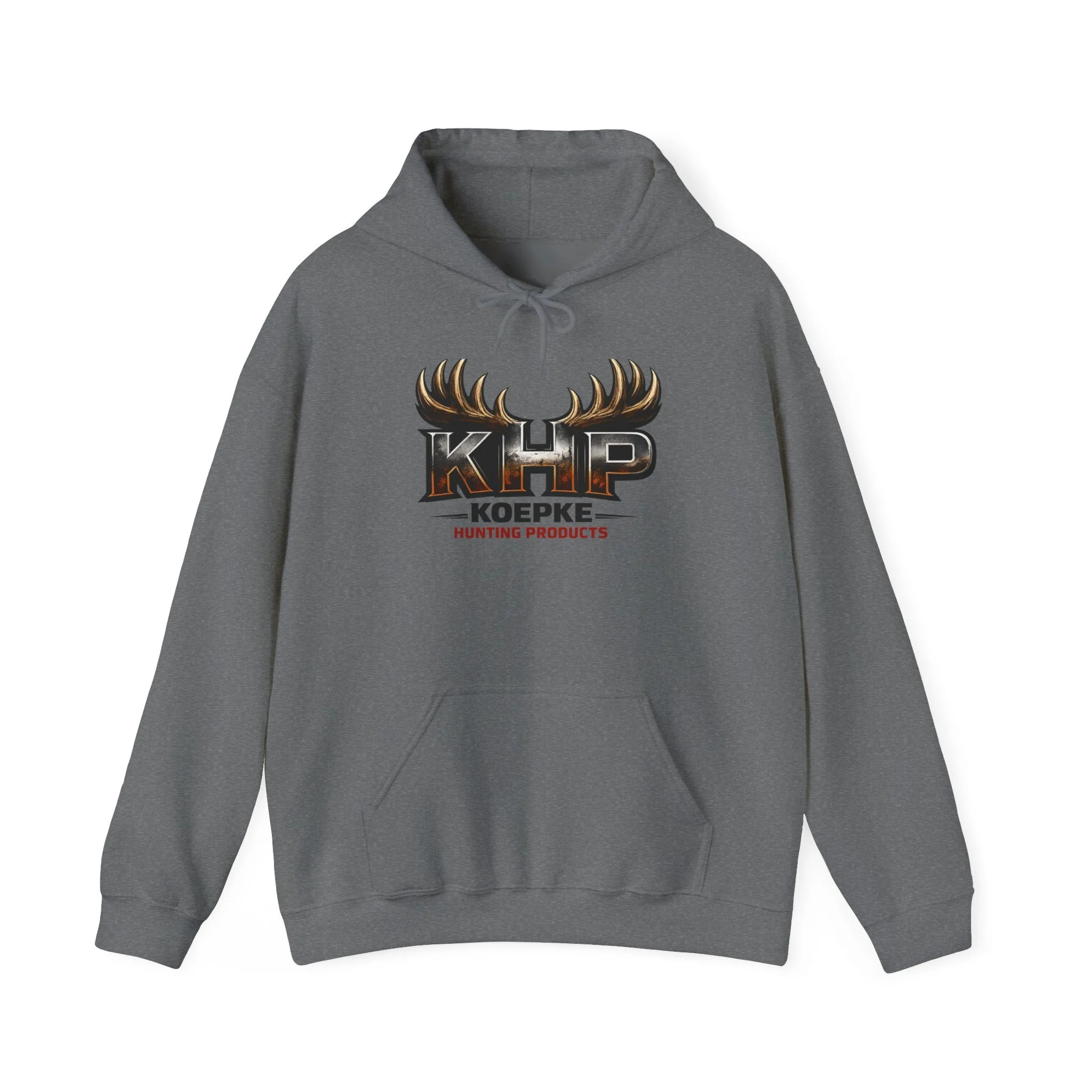Koepke Hunting Products Hoodie — KHP Antler Logo Outdoor Sweatshirt