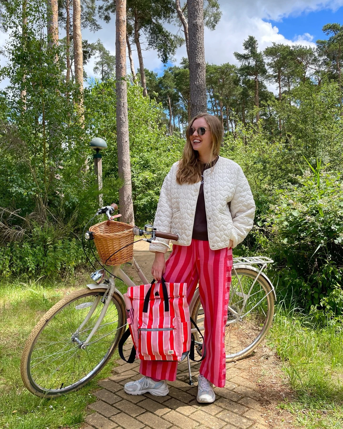 Big shout out to @roka_london for making the striped backpack of my dreams 🤭

Ad/gifted