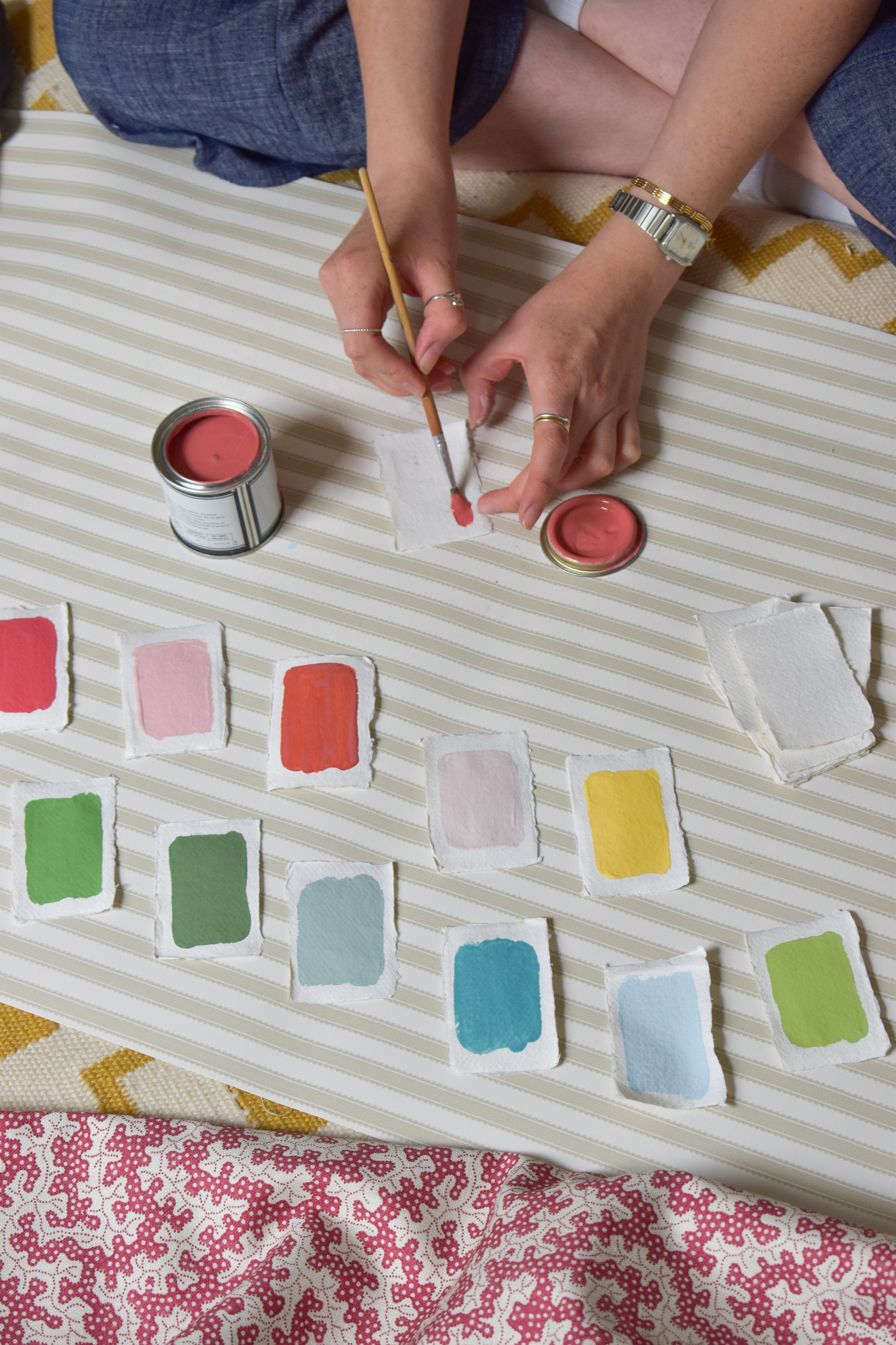 Social media image of creating an interior design moodbaord