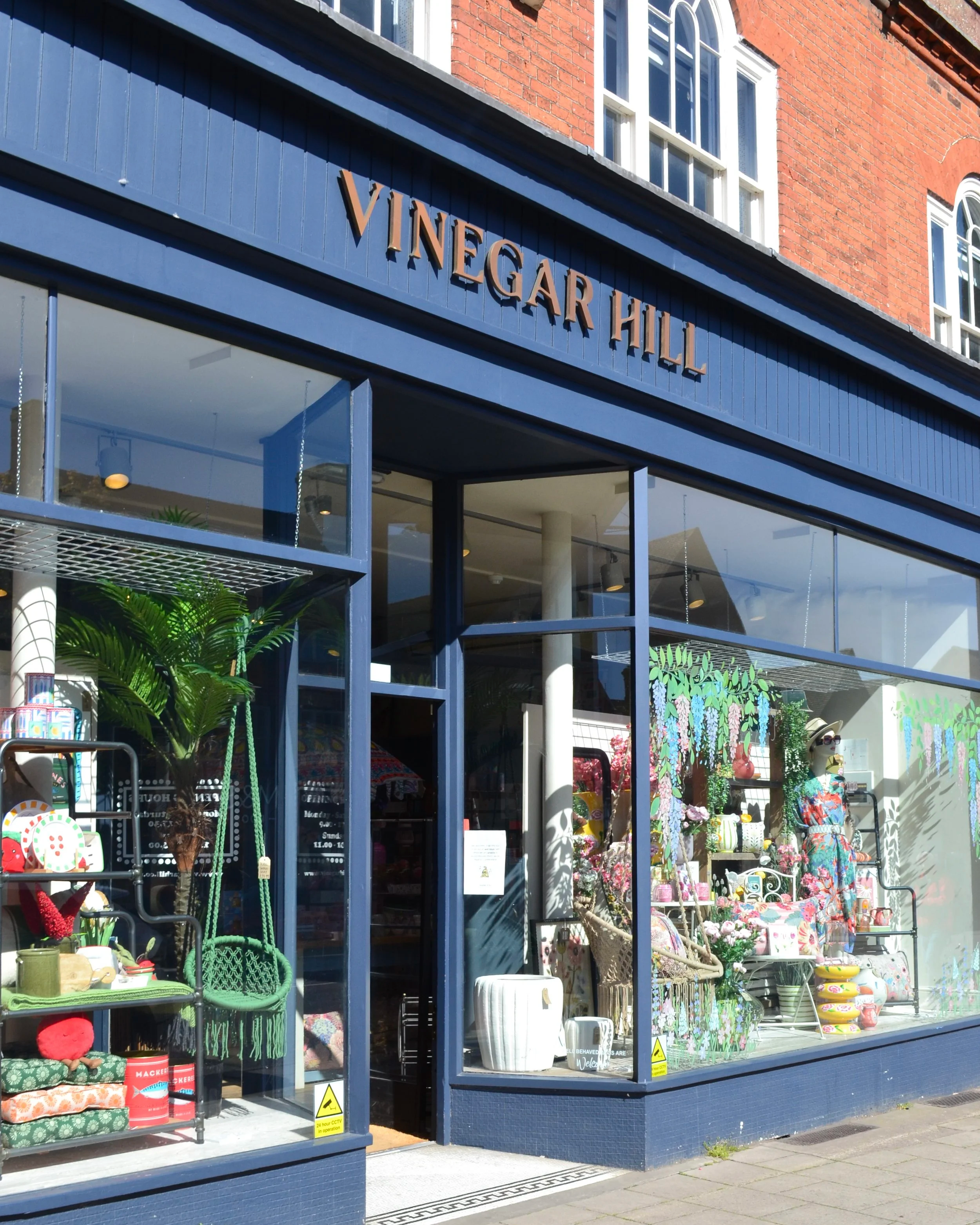 Shop front of small business retailer Vinegar Hill