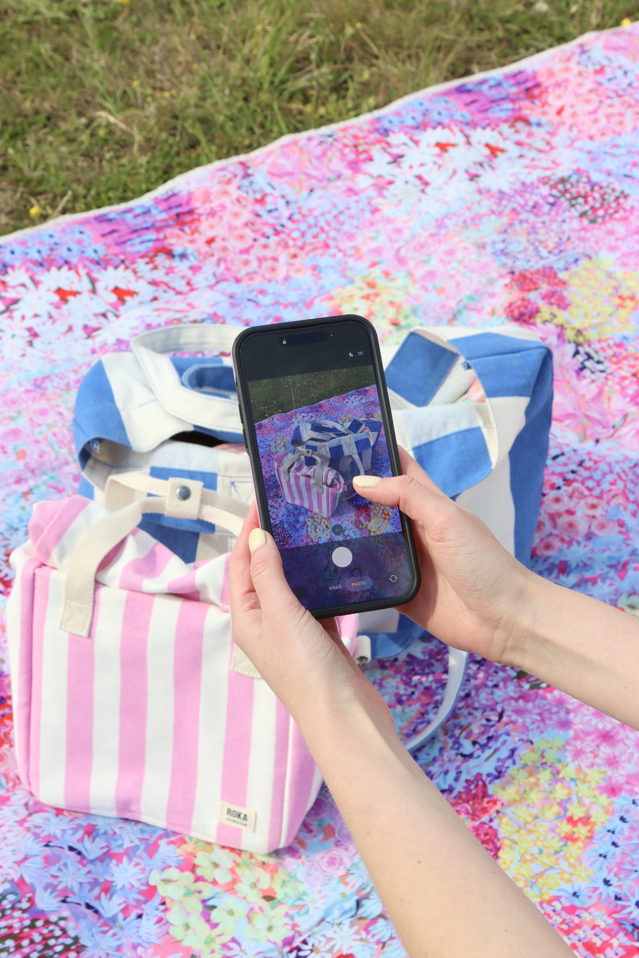 Social media content creation with iPhone