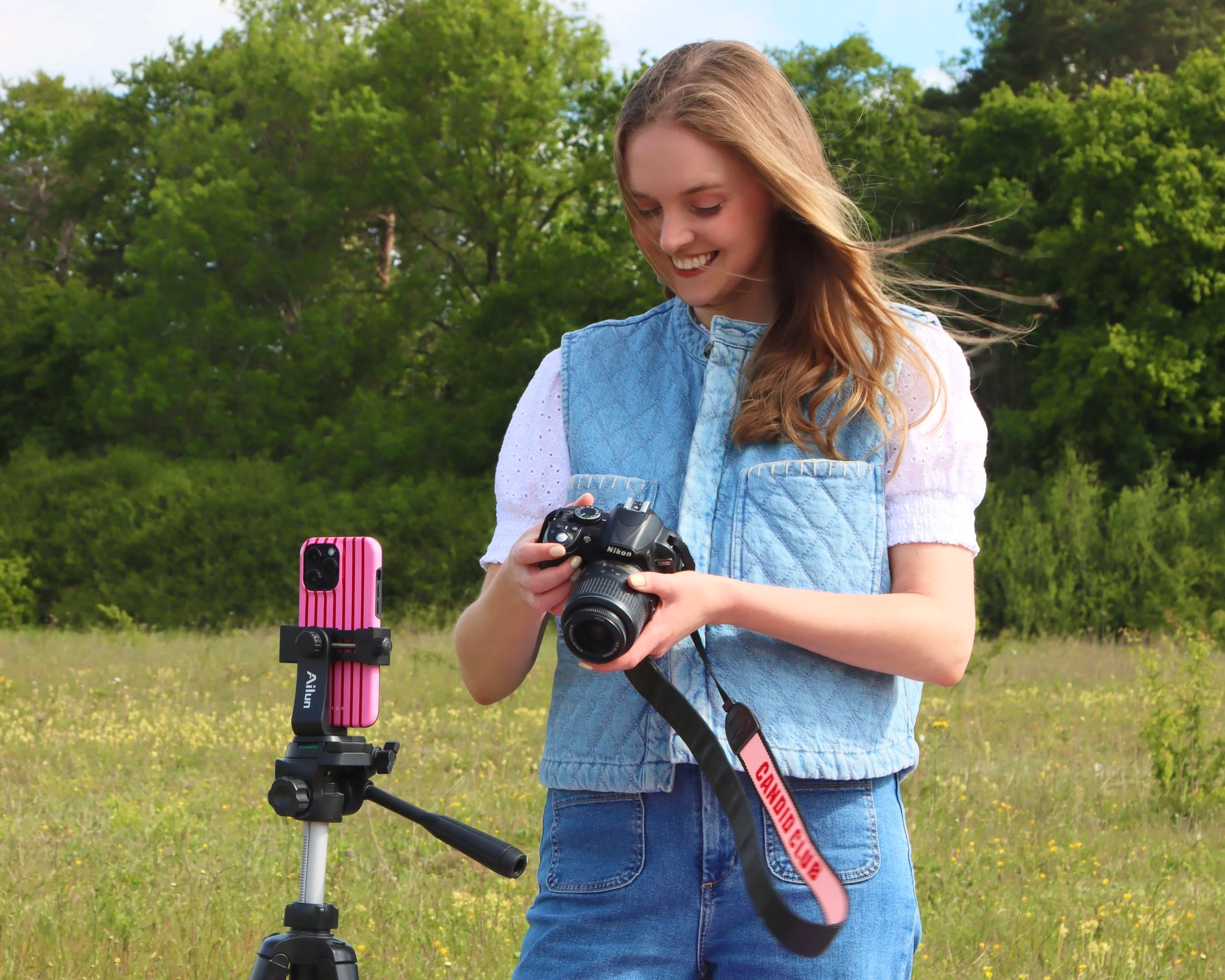 Bethan Ruby Creative filming social media content