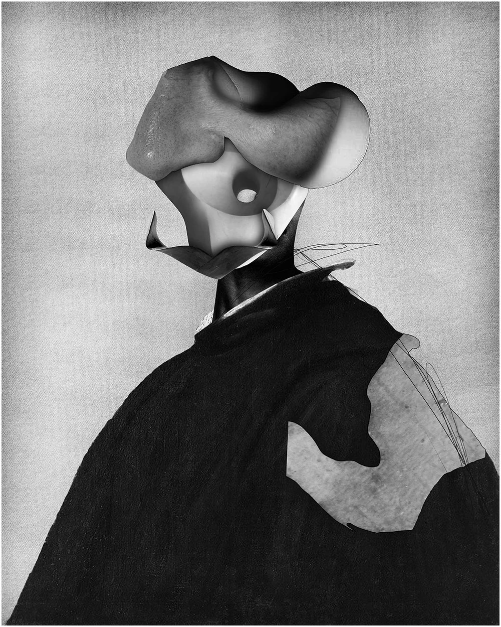 3. DIEGO VELÁZQUEZ – PORTRAIT OF A MAN.  2026.  DIGITAL PHOTO COLLAGE.  40 X 50 CMS    