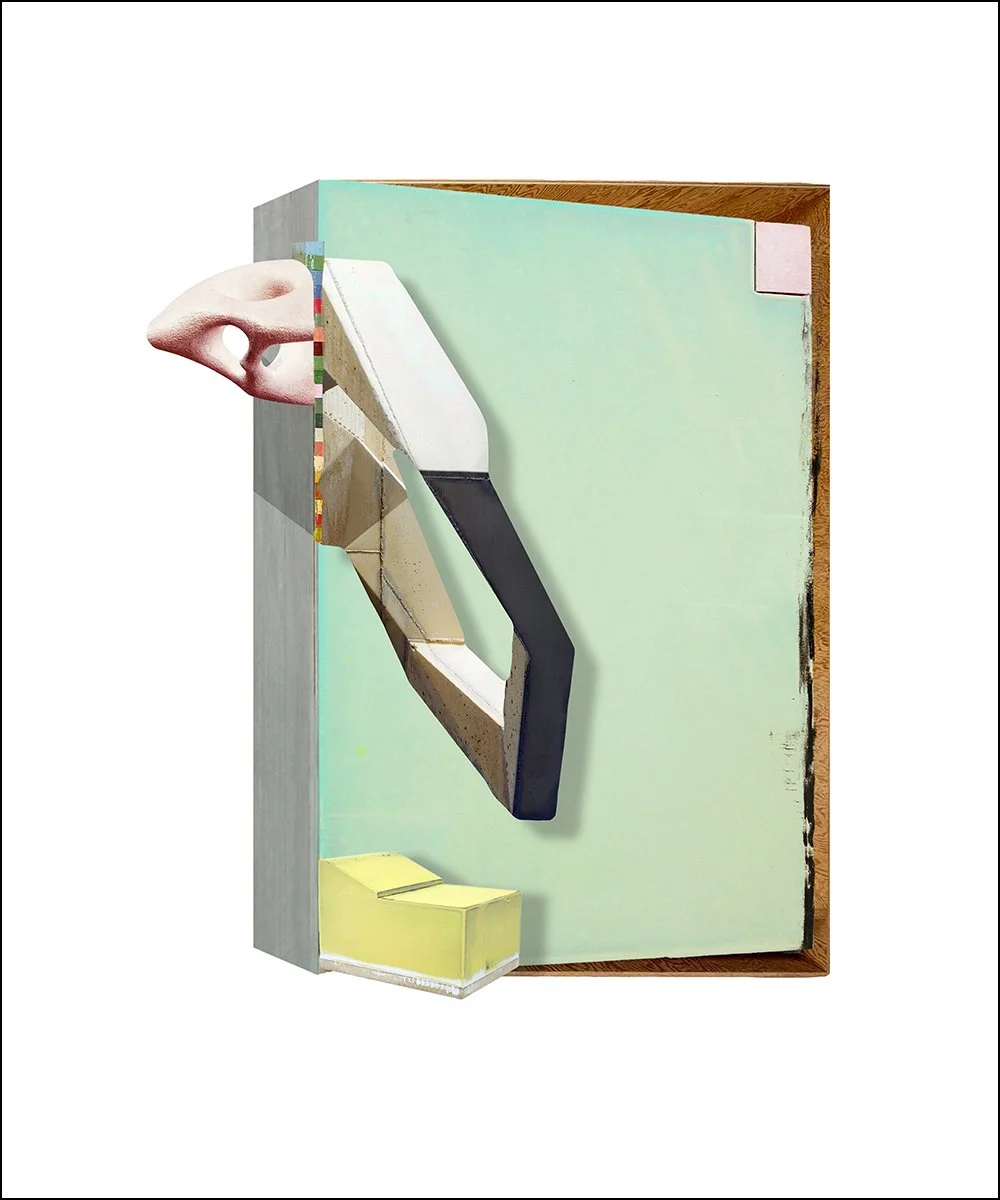 43. YUVAL SEBASTIANI.  2024.  DIGITAL PHOTO COLLAGE.  50 X 60 CMS.