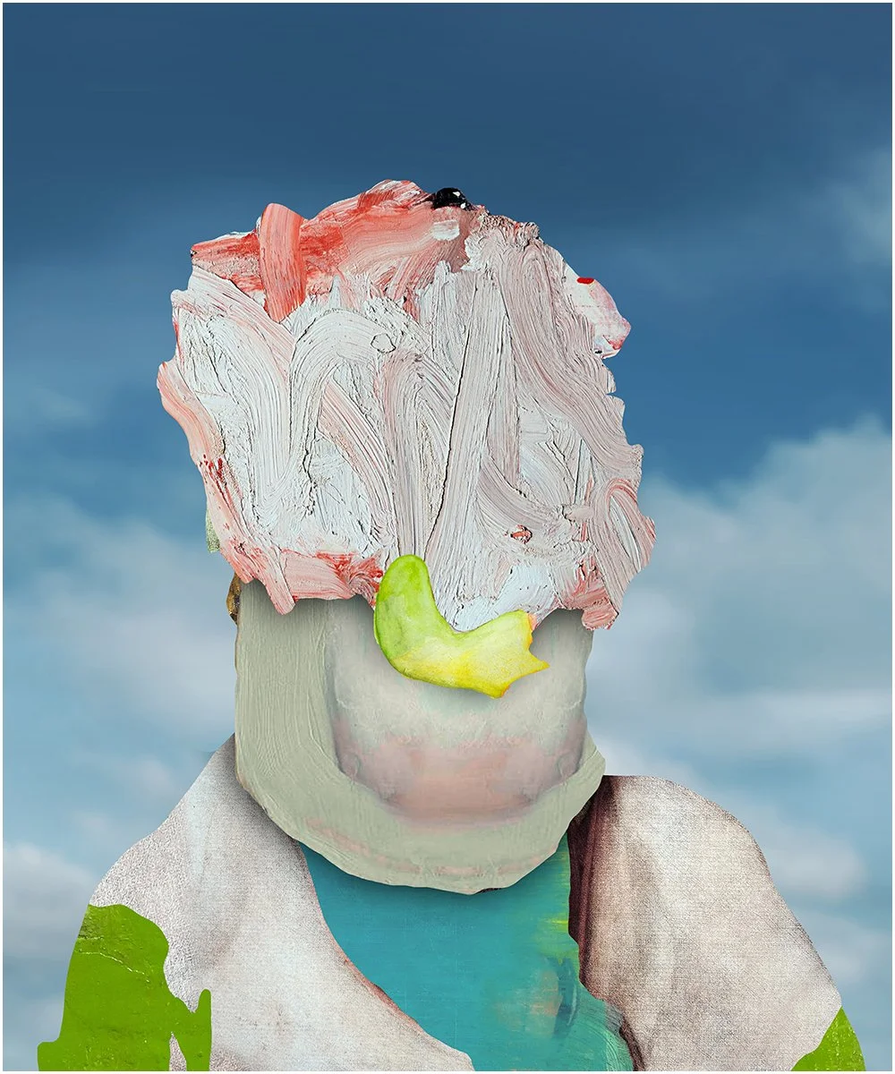 8. HLA KYOU MOULD. 2025.  DIGITAL PHOTO COLLAGE.  40 X 50 CMS