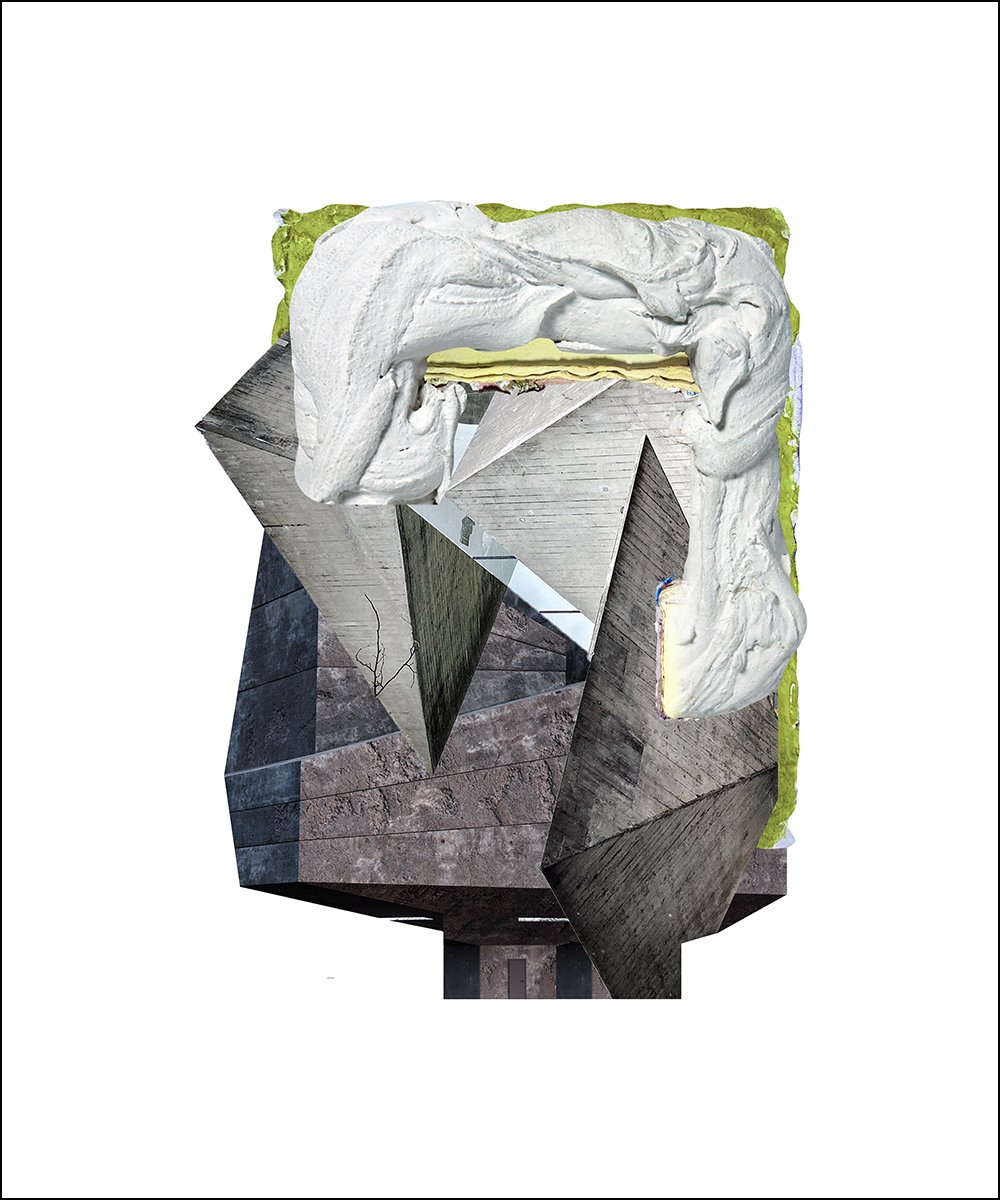 17. PAGE BROOK.  2024.  DIGITAL PHOTO COLLAGE.  50 X 60 CMS.