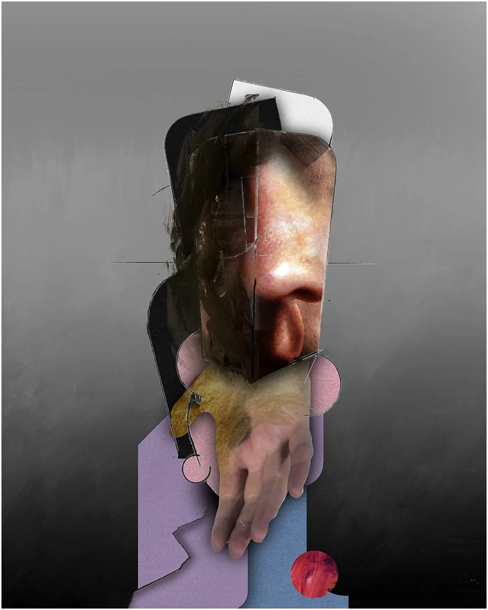 9. MAURICO RATLIFF.  2026.  DIGITAL PHOTO COLLAGE.  40 X 50 CMS. 