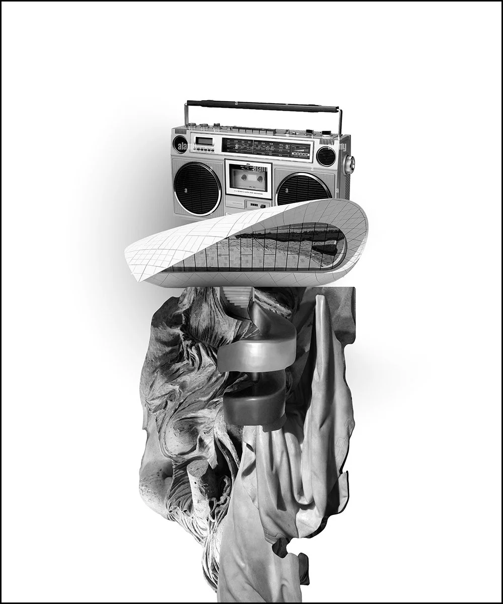 9. PHILIP.  2023.  DIGITAL PHOTO COLLAGE.  50 X 60 CMS.
