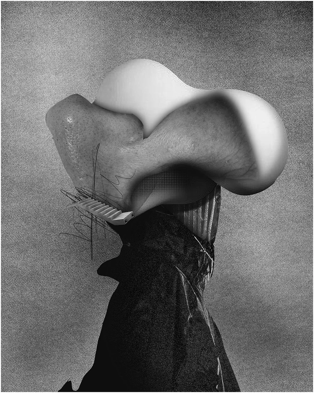 5. STUDY.  2026. DIGITAL PHOTO COLLAGE.  40 X 50. CMS. 