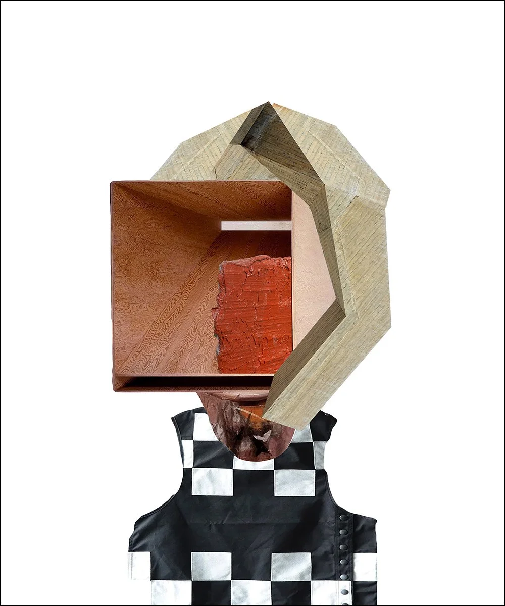 3. INDIANA CORTNEY.  2024.  DIGITAL PHOTO COLLAGE.  50 X 60 CMS.