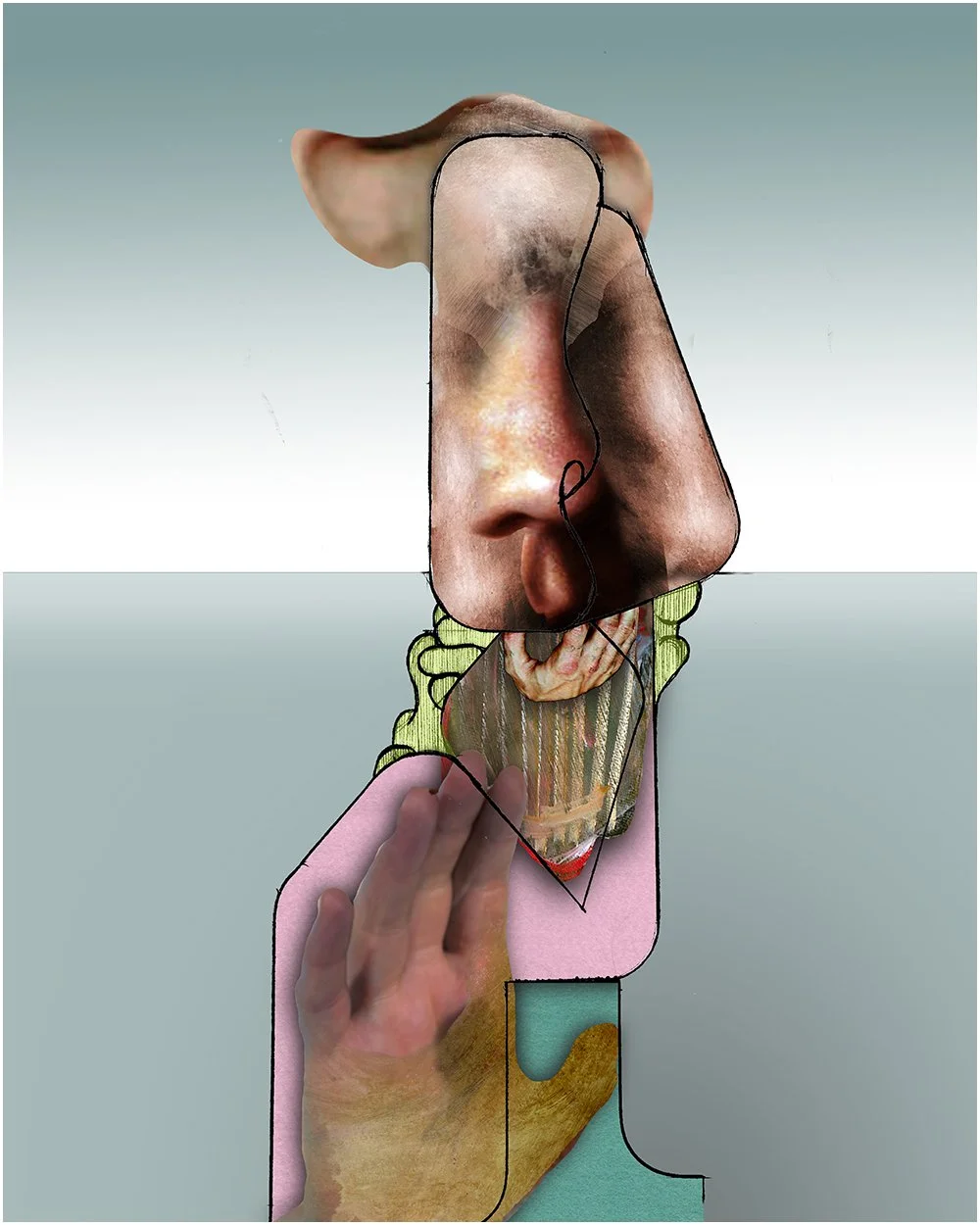 10. LINDSAY ESPINOSA.  2026.  DIGITAL PHOTO COLLAGE.  40 X 50 CMS. 