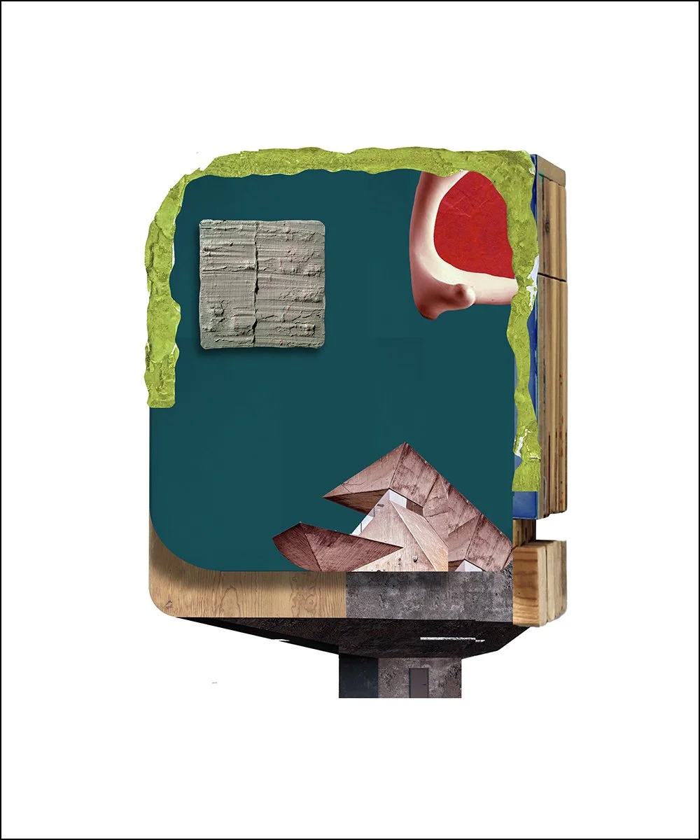 31. HED MANDEL.  2024.  DIGITAL PHOTO COLLAGE. 50 X 60 CMS.