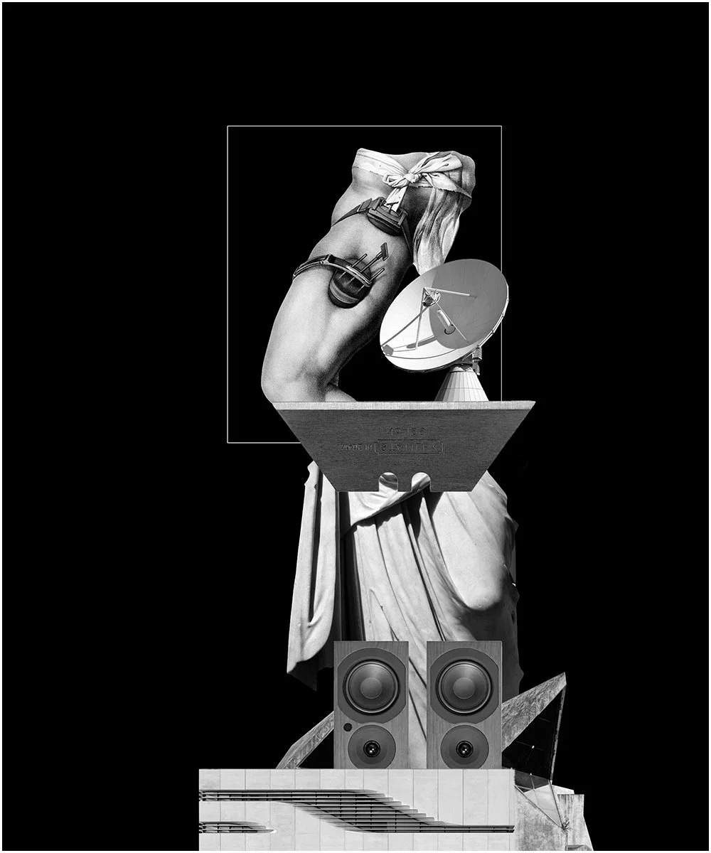 15. ONA TOBON.  2023.  DIGITAL PHOTO COLLAGE.  50 X 60 CMS.