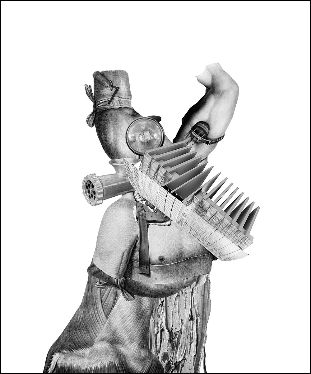 3. PETER.  2023.  DIGITAL PHOTO COLLAGE.  50 X 60 CMS.