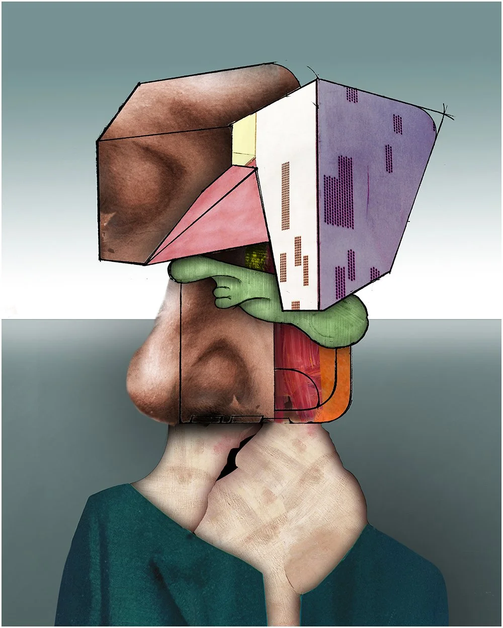 7. ELLIS MELENDEZ.  2026.  DIGITAL PHOTO COLLAGE.  40 X 50 CMS. 