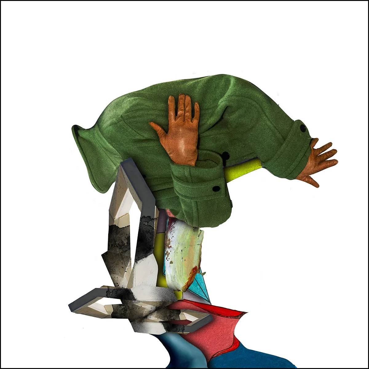 7. XAVIER BLANCO.  2025.  DIGITAL PHOTO COLLAGE.  50 X 50 CMS. 