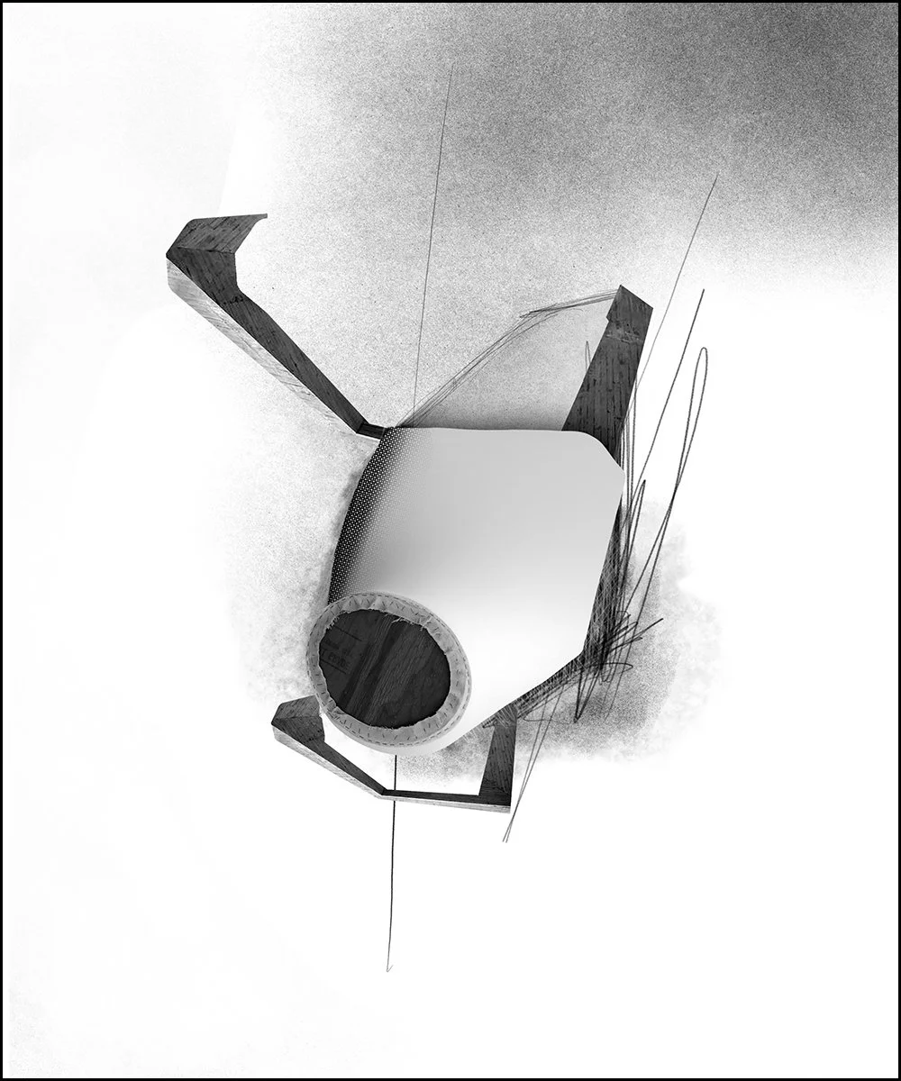 9. STUDY FOR A HEAD.  2026.  DIGITAL PHOTO COLLAGE.  20 X 24 CMS