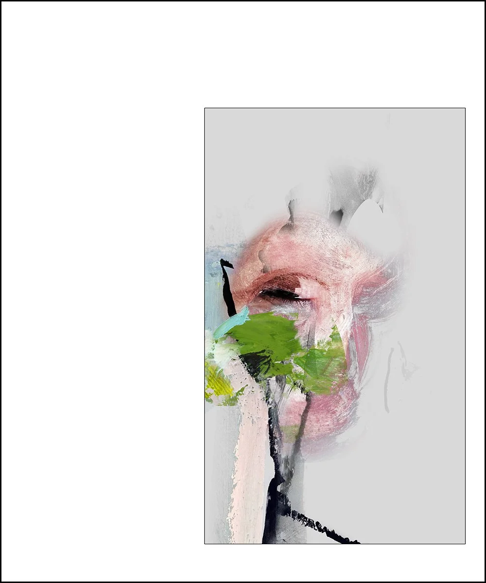 19. THE NEPHEW.  2023.  DIGITAL PHOTO COLLAGE.  100 X 120 CMS.
