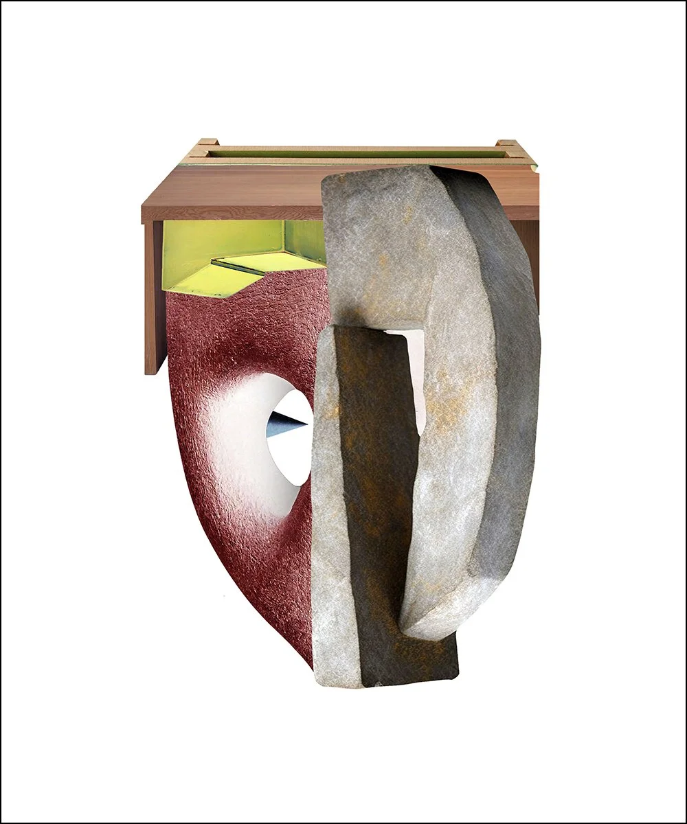 47. HASSEN NESS.  2024.  DIGITAL PHOTO COLLAGE.  50 X 60 CMS.