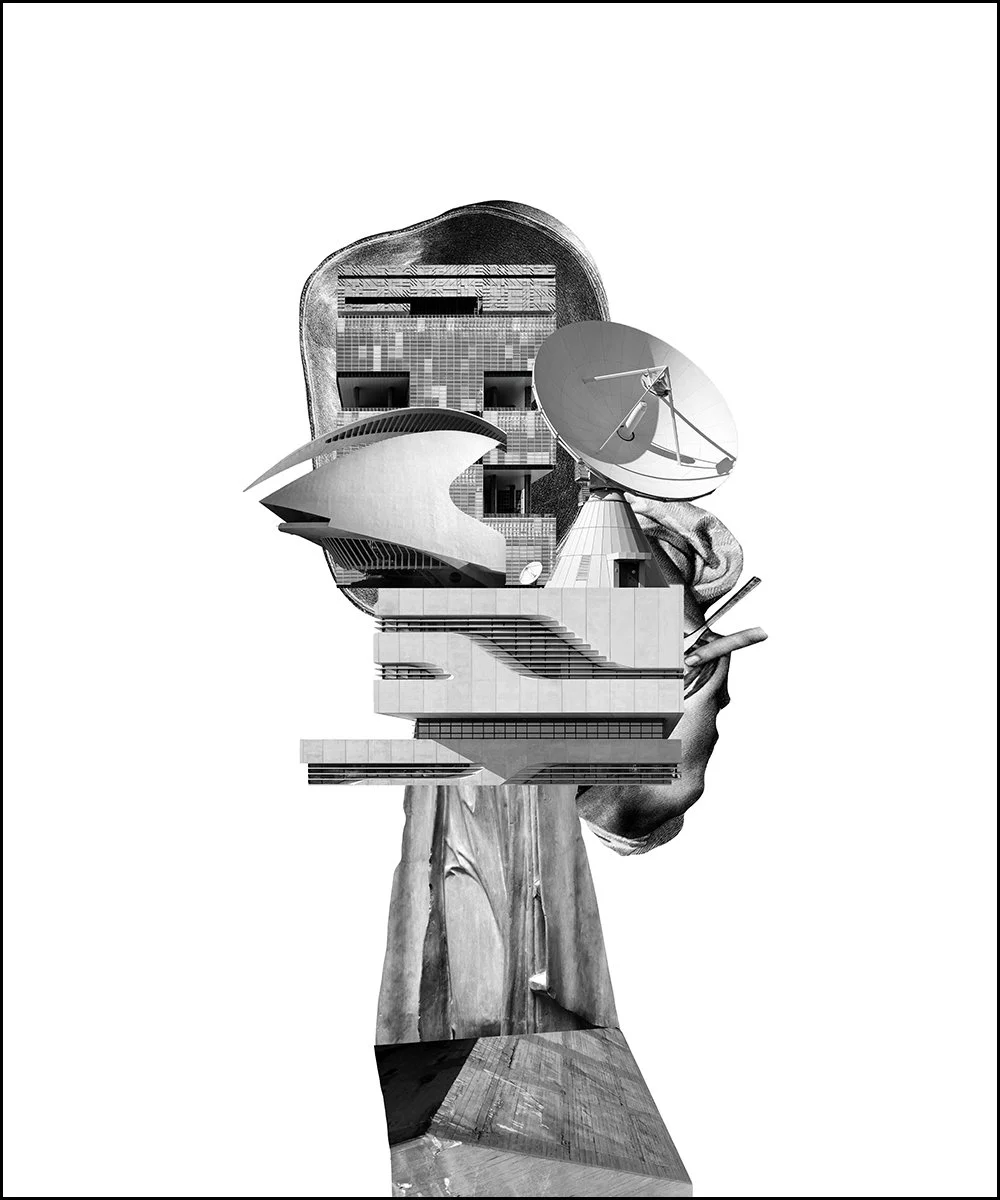 10. JAMES.  2023.  DIGITAL PHOTO COLLAGE.  50 X 60 CMS.