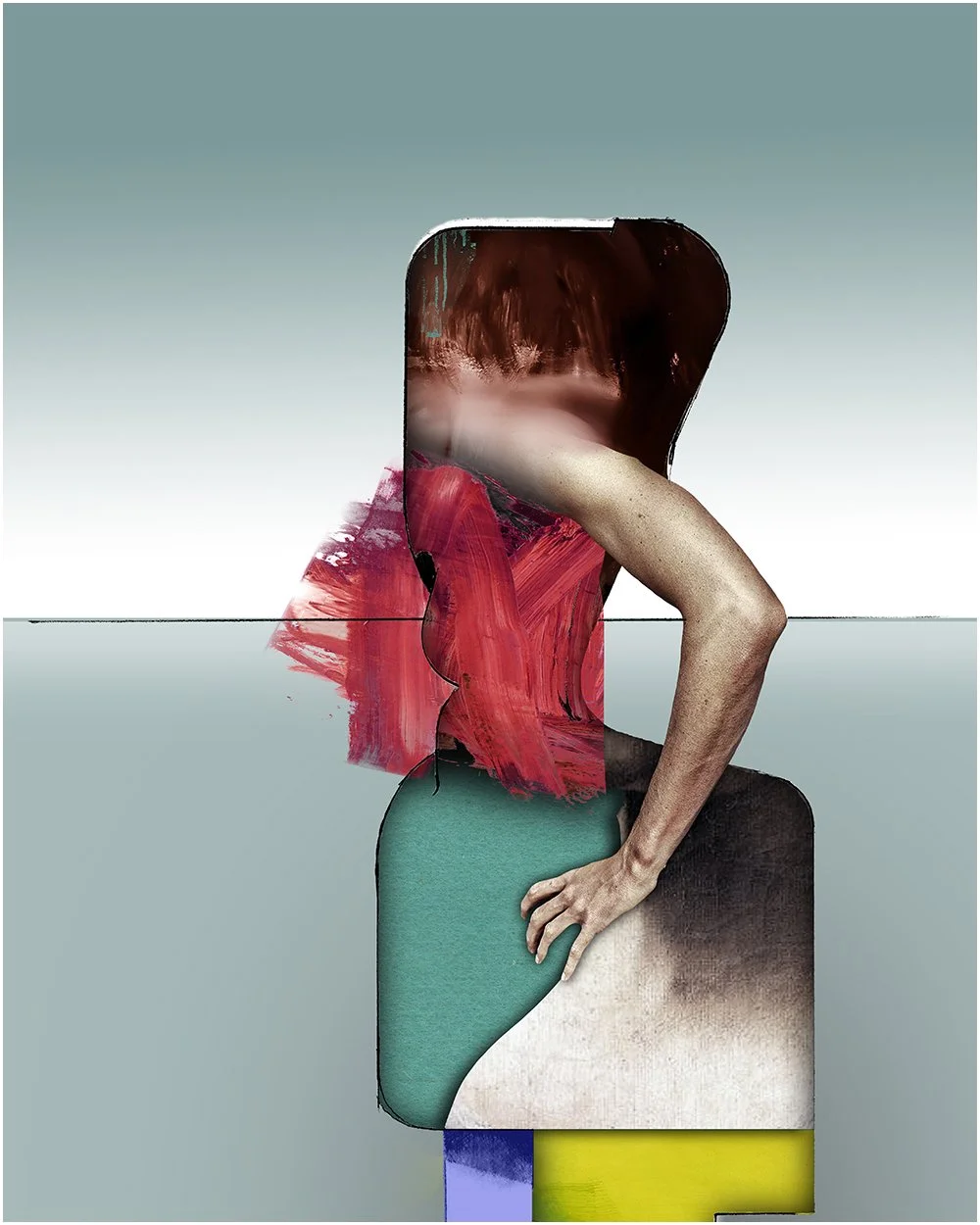11. RICHARD STINSON.  2026.  DIGITAL PHOTO COLLAGE.  40 X 50 CMS. 