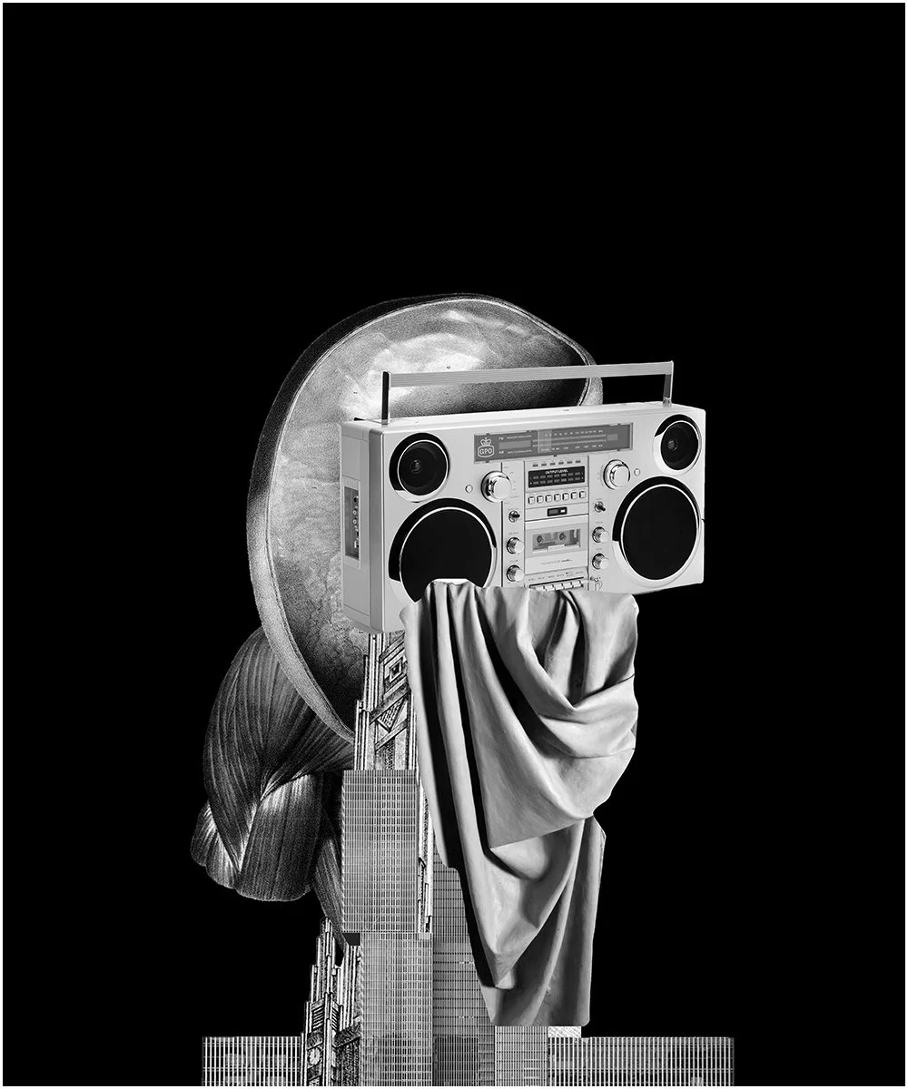 13. NAM WEISE.  2023.  DIGITAL PHOTO COLLAGE.  50 X 60 CMS.