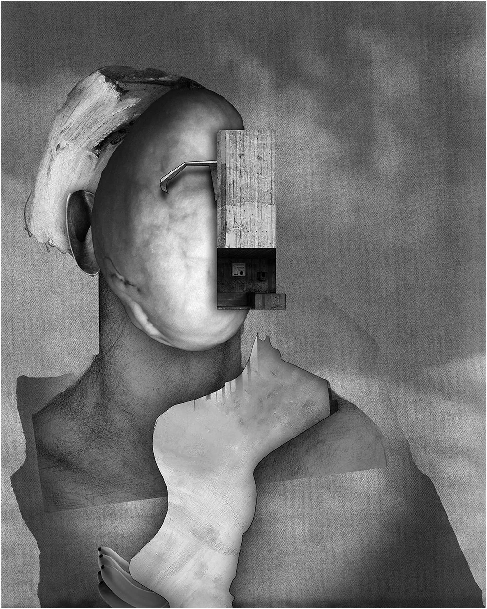 10. PICASSO – PORTRAIT OF DORA MARR.  2026.  DIGITAL PHOTO COLLAGE.  40 X 50 CMS    