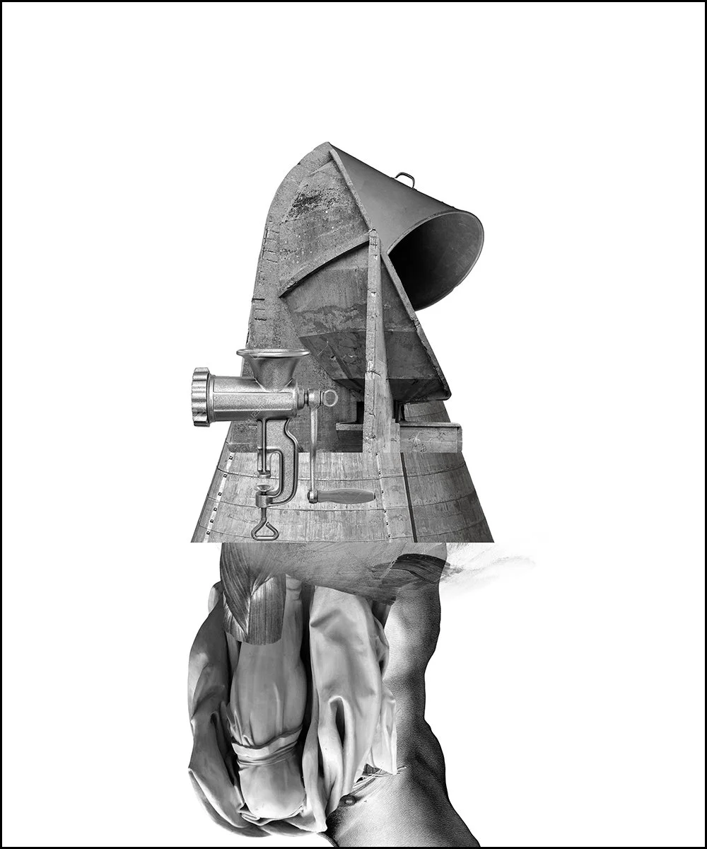 4. JAMES.  2023.  DIGITAL PHOTO COLLAGE.  50 X 60 CMS.