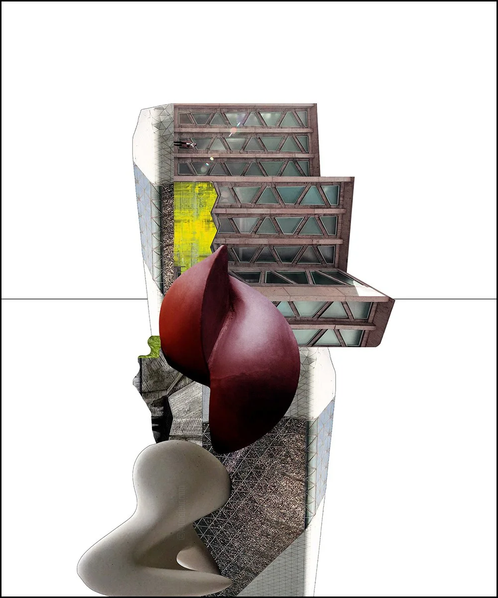 20. NORMAN MENDEZ.  2024.  DIGITAL PHOTO COLLAGE.  50 X 60 CMS.
