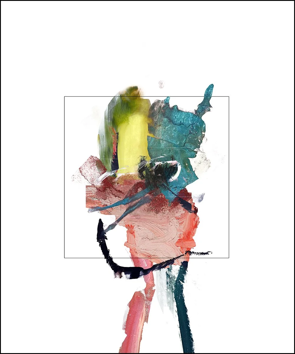 23. THE ARTIST.  2023.  DIGITAL PHOTO COLLAGE.  100 X 120 CMS.