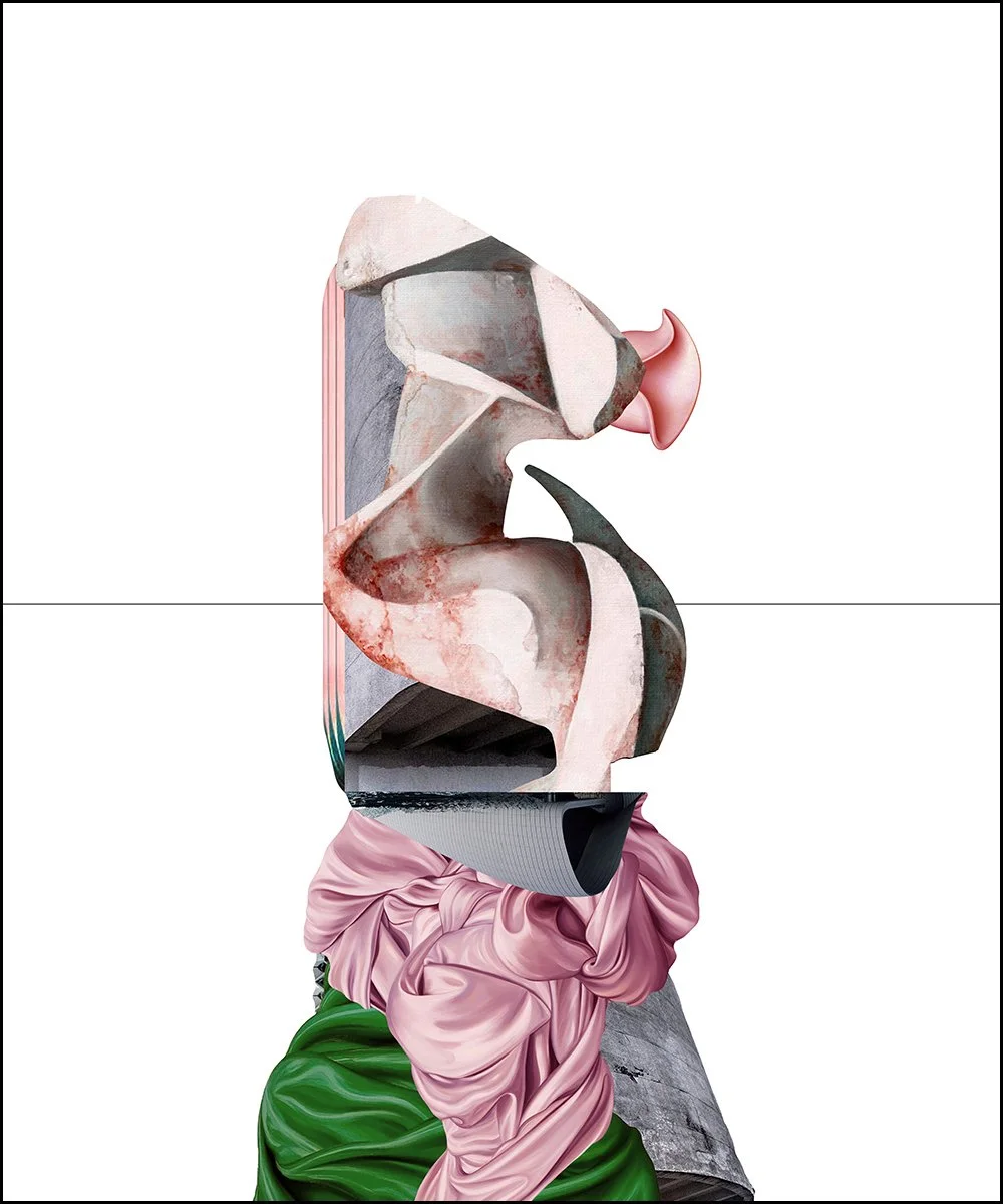 8. FRANK LESTER.  2024.  DIGITAL PHOTO COLLAGE.  50 X 60 CMS.
