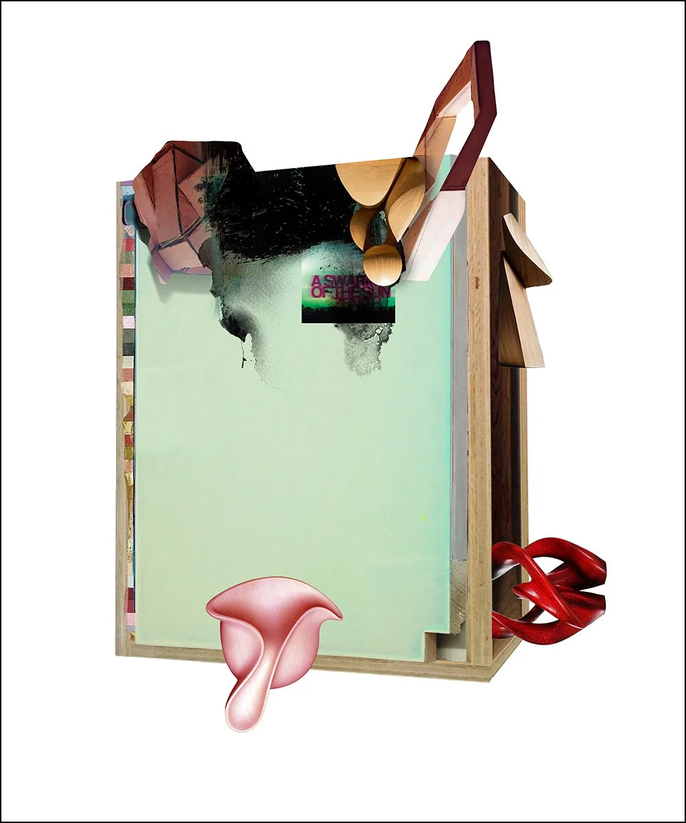 38. DURGA REED.  2024.  DIGITAL PHOTO COLLAGE.  50 X 60 CMS.