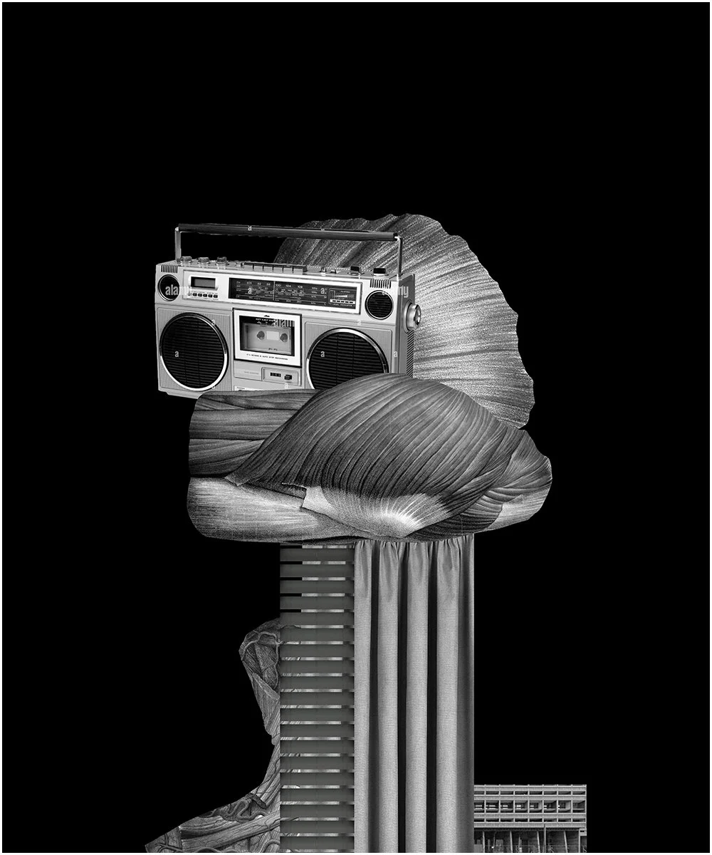 5. ECHO GANDY.  2023.  DIGITAL PHOTO COLLAGE.  50 X 60 CMS.