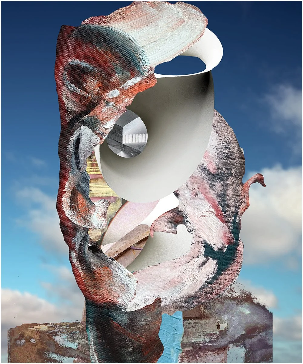 11. NUR NOAM GODFREY.  2025.  DIGITAL PHOTO COLLAGE.  40 X 50 CMS.