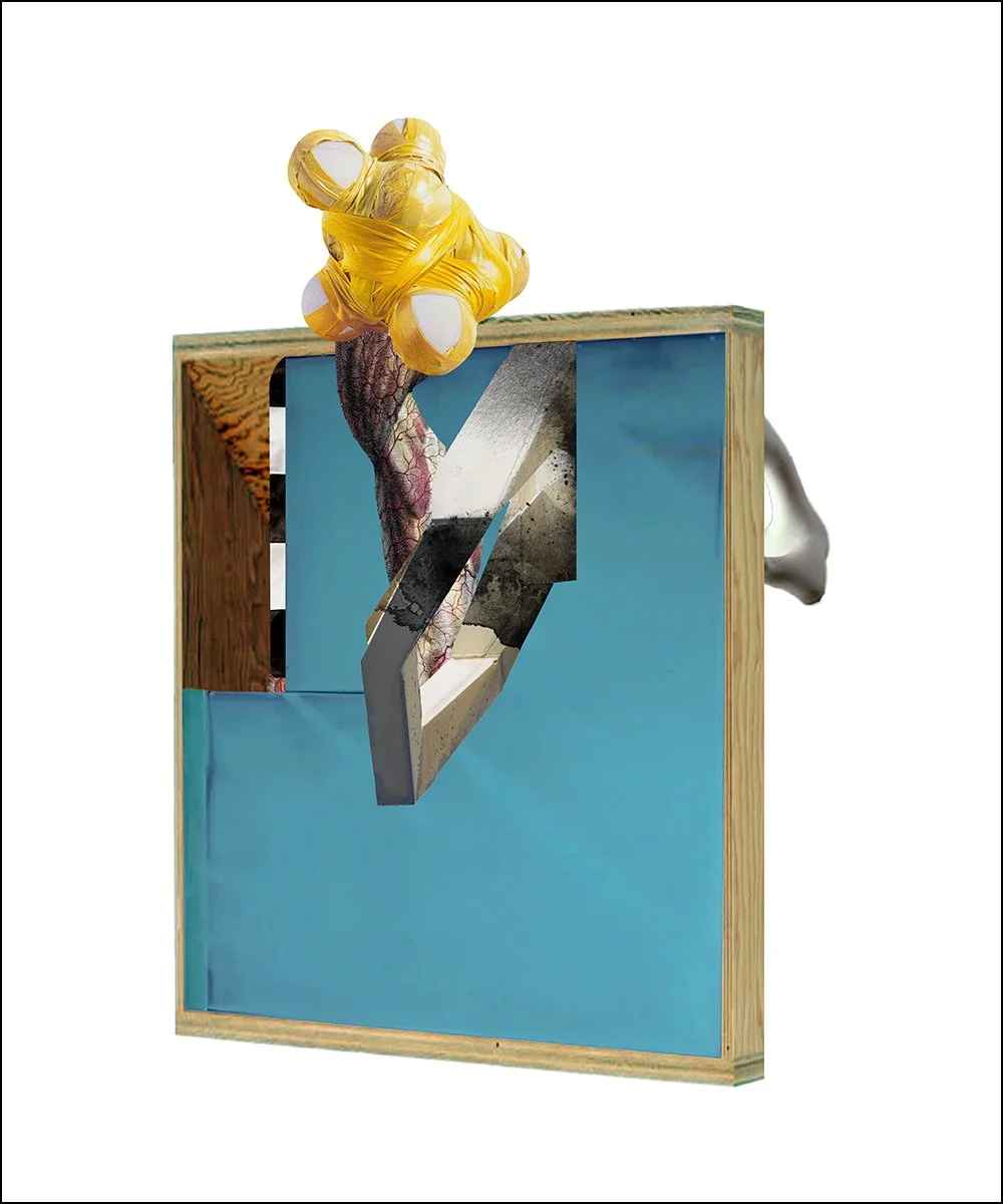 37. LEBOGANG THIBAULT.  2024.  DIGITAL PHOTO COLLAGE.  50 X 60 CMS.