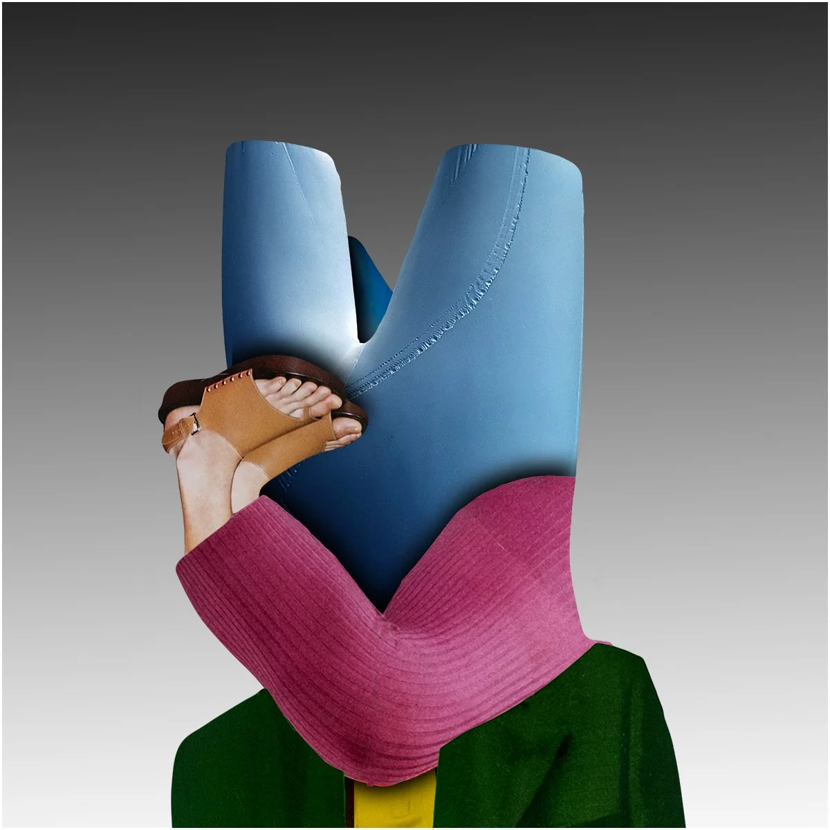 8. SALVATOR LYONS.  2025.  DIGITAL PHOTO COLLAGE.  50 X 50 CMS. 